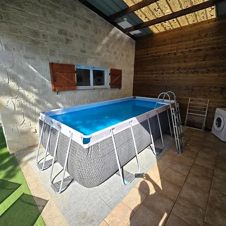 Cote D'azur 450m De La Plage, Piscine Privee Chauffee, Climatisation Apartman *